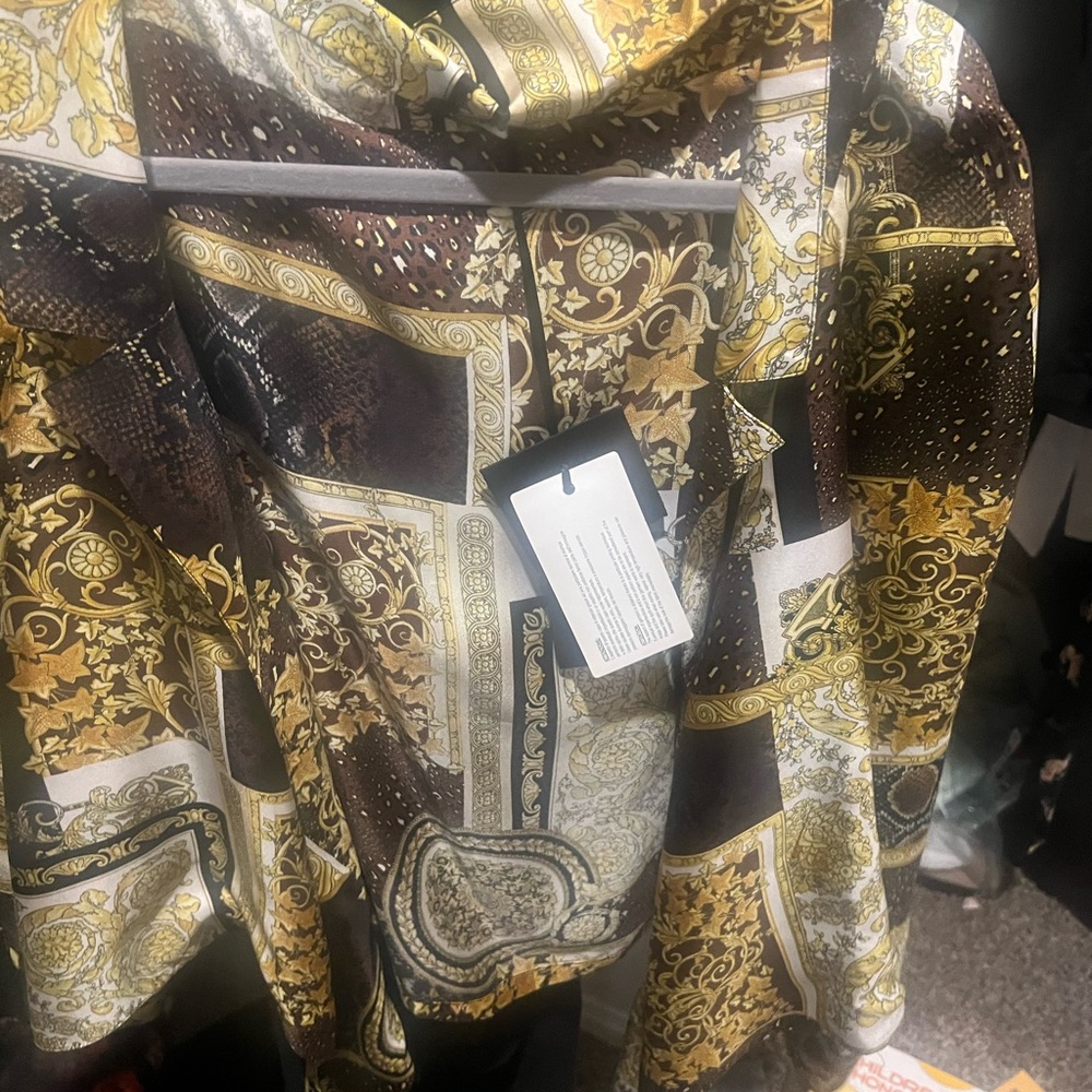 Brand new authentic versace  blouse